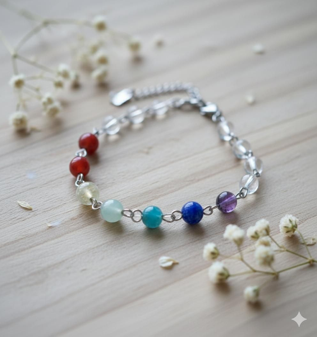 Bracelet 7 Chakras - Harmonie Intérieure & Alignement des 7 Chakras