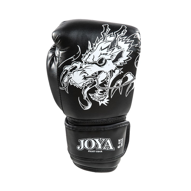 Joya Kickbokshandschoen - Witte Draak - PU (DR35-WH)
