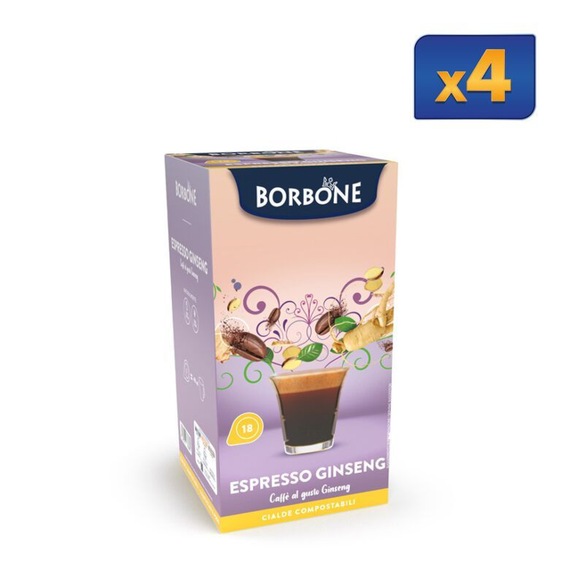 72 Cialde Caffè Al Ginseng Caffè Borbone