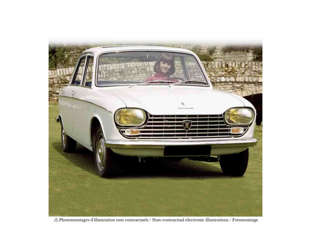 Peugeot 204 1967 Blanc Norev 184950 1/18