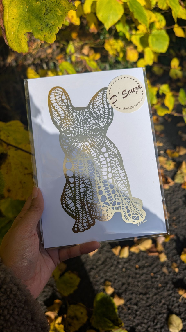 French Bulldog Foil Print