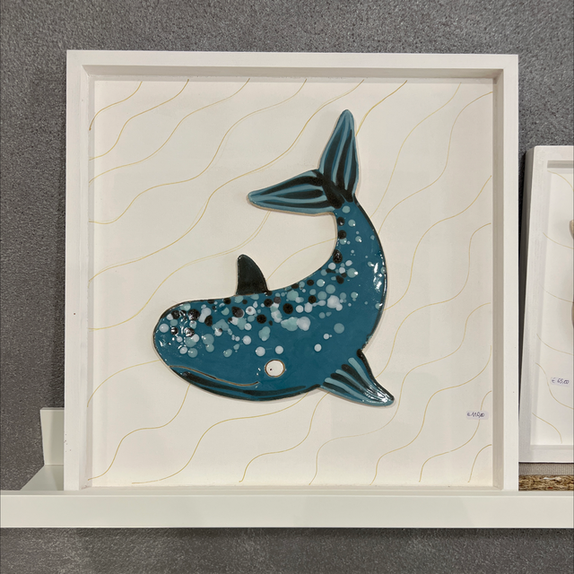 Quadro balena 40x40
