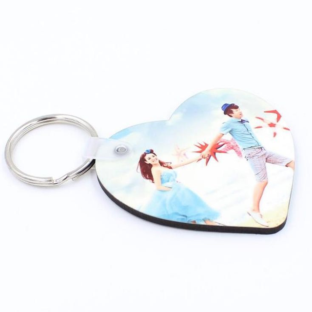 LLAVERO MADERA CORAZÓN