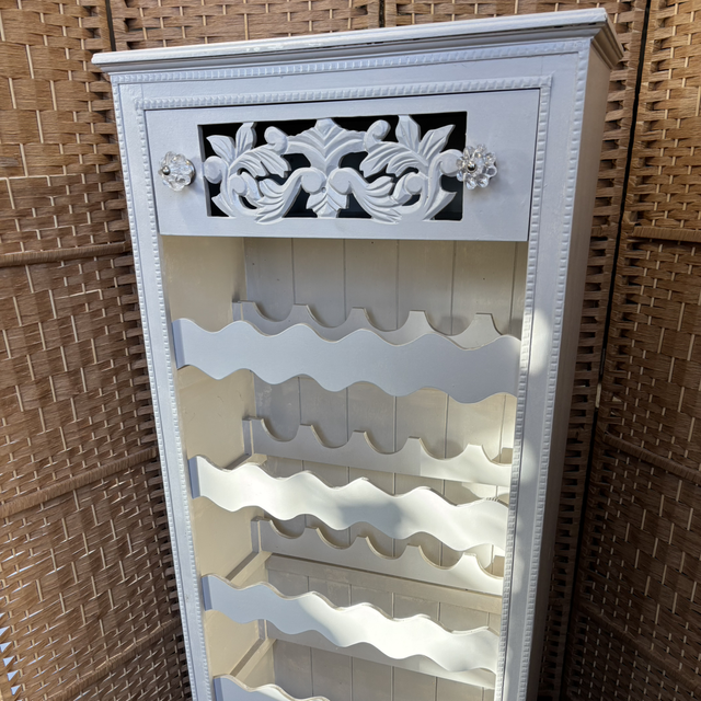 Painted Pine Wine Cabinet