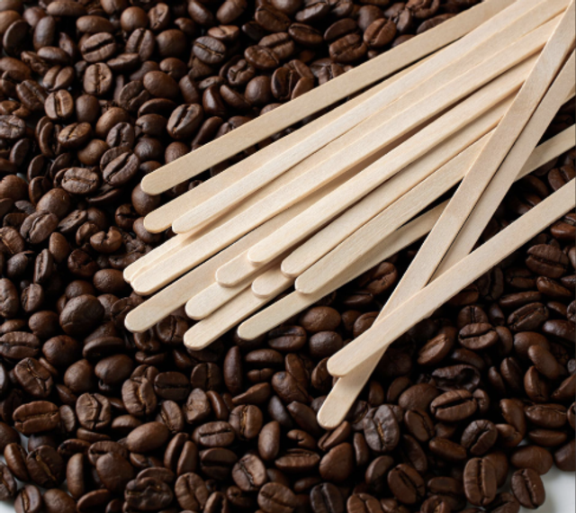 140mm Wooden Coffee Stirrers - BTC047 