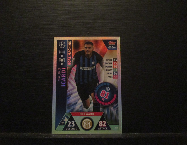 Mauro Icardi - UEFA Champions League Match Attax 2018/19 Original Trading Card #268