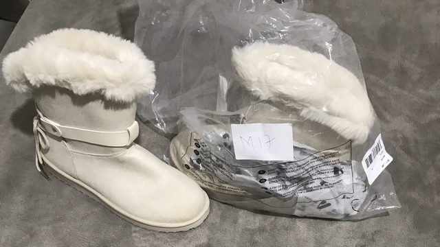 V BY VERY Beige Boots - Size 6 - M17 