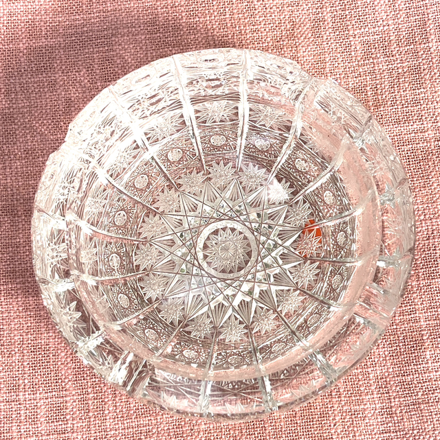 Aschenbecher Nachtmann gross schwerer Kristall 