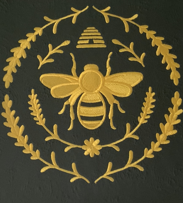 Bee ( Gold on Black )