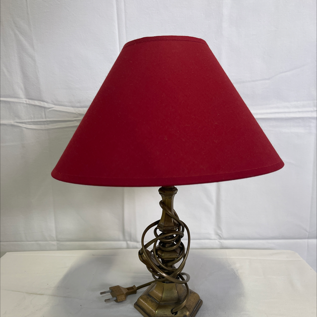 Lampe pied laiton