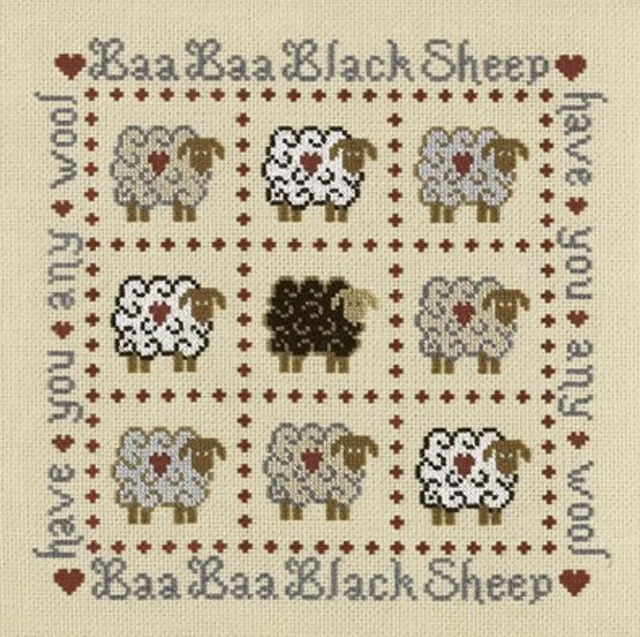 Ba Ba Black Sheep Sampler Cross Stitch Kit