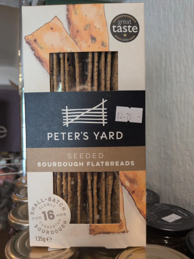 Peters Yard Sourdough flatbreads - Seeded 135g