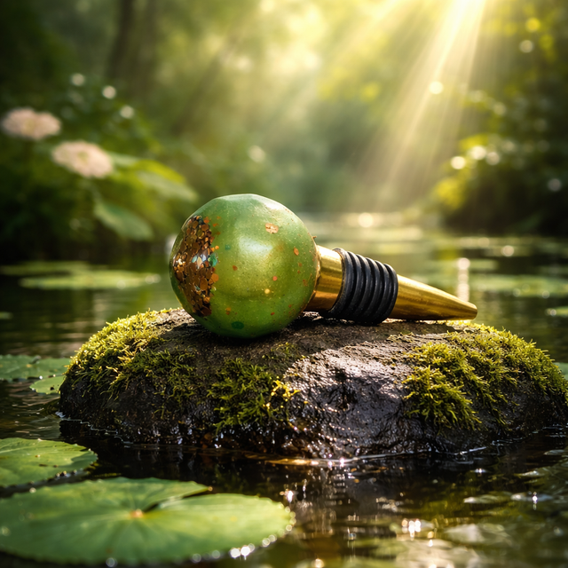 Bouchon de vin Cristal - Collection Emeraude sauvage