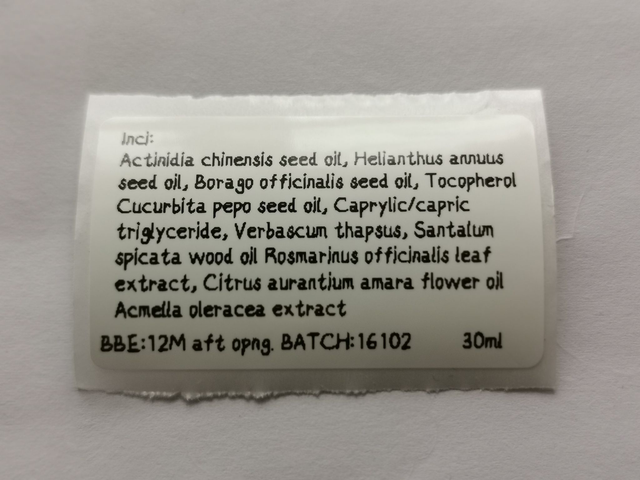 Face Oil - Lifting 30ml