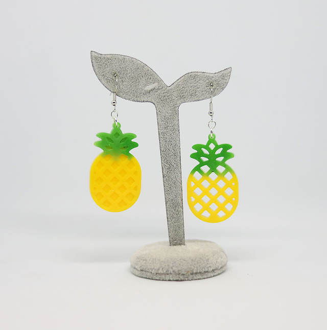 Boucles d'oreilles Ananas