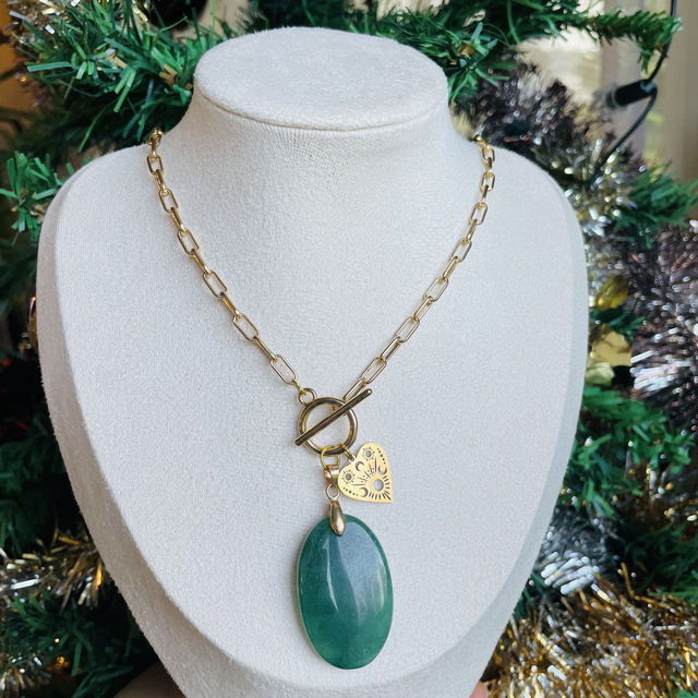 ☘️🍃 AVENTURINE Chaine