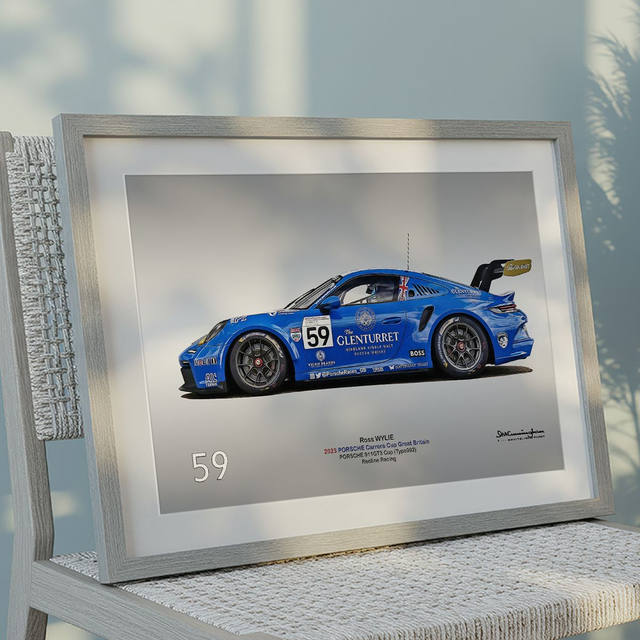 C230912 Porsche 992GT3Cup PCCGB23 RedlineRacing #59 Side