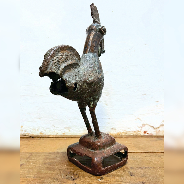 Burmese Bronze Rooster (Opium Trade Weight)