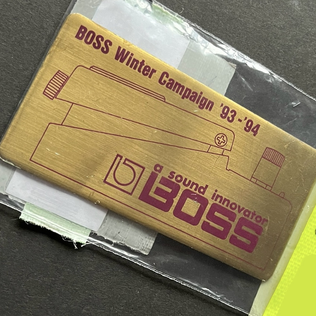 RARE 1993 Boss DEALER BADGE (Winter Campaign) PROMO ITEM