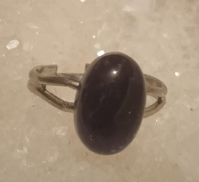 améthyste (bague argentée) 