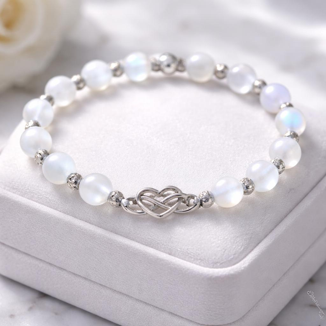 "Aqua aura" - Bracelet en perle de verre