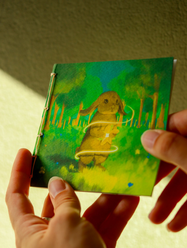 Le lapin aux oreilles tombantes - Histoire - mini livre