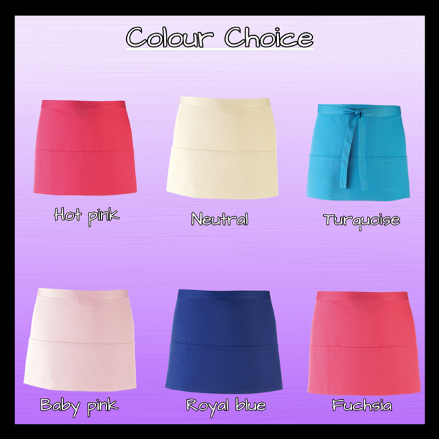 Custom printed Waist Apron