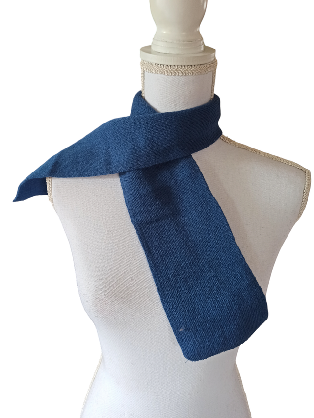 Écharpe bleu 
