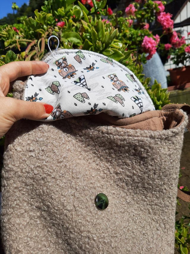 Sac besace enfant – Modèle Ourson 🐻