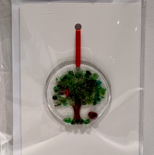 Tree with little robin card