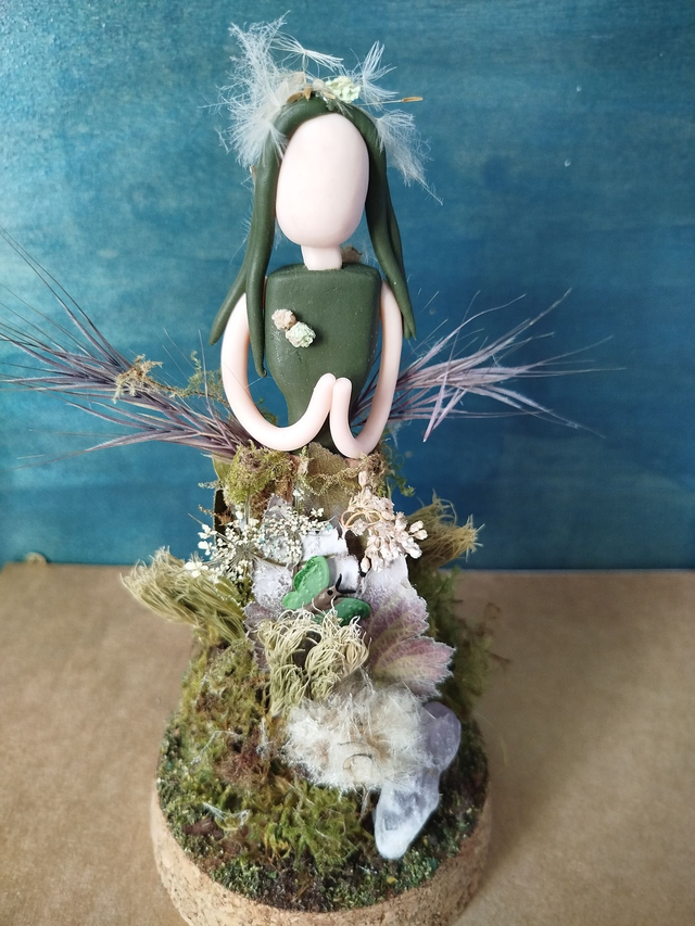 Sagesse et son améthyste (équilibre, sagesse, purification)