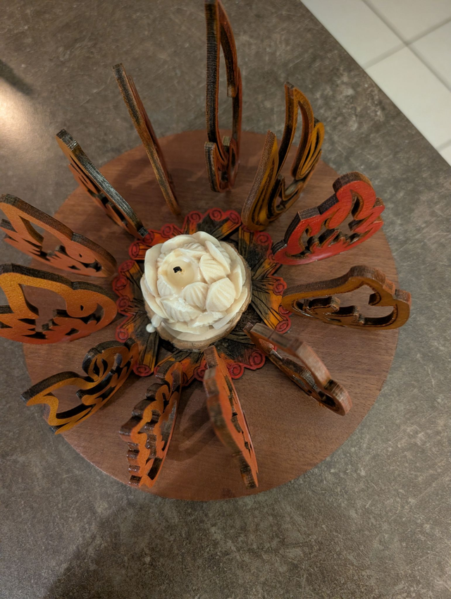 Photophore "au coin du feu"