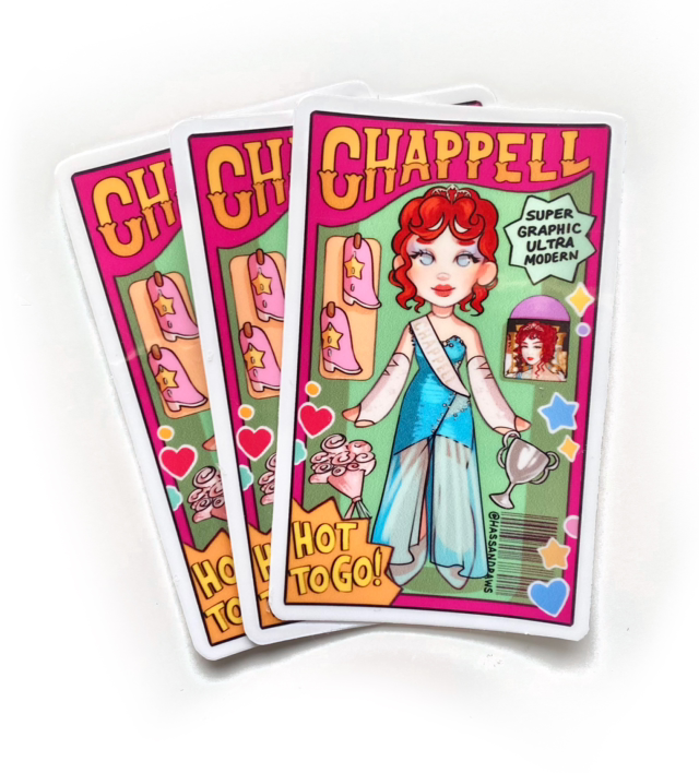 Chappell Eras Doll Sticker