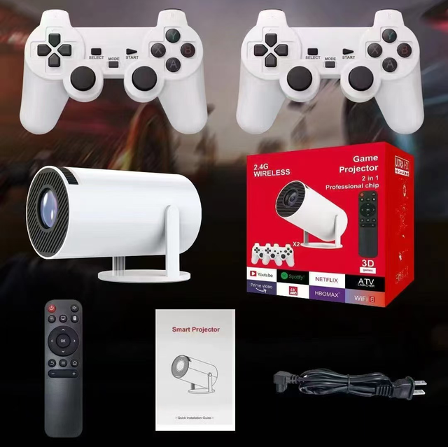 Rétroprojecteur APPLI intégré + 600 jeu avec manettes 