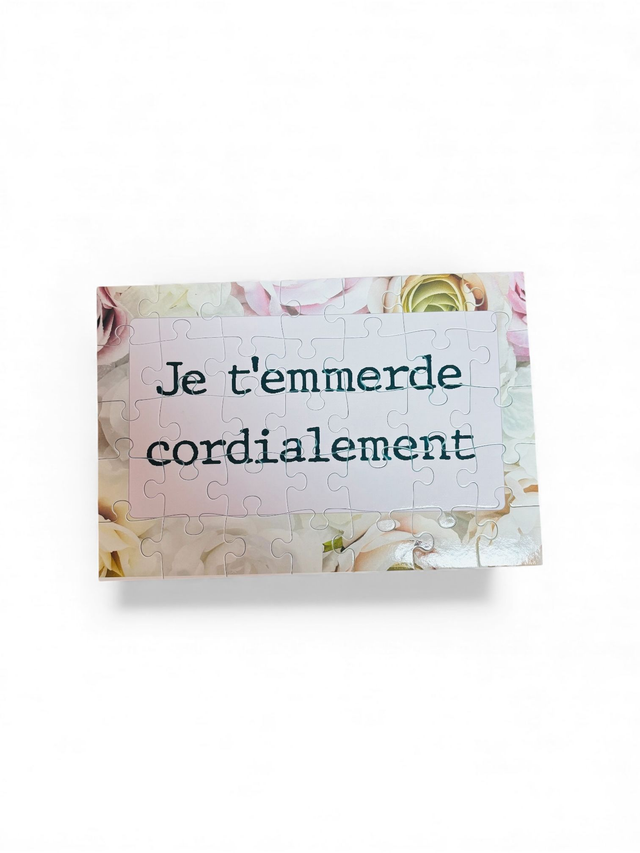 Puzzle Je t'emmerde cordialement