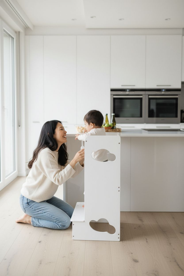 Learning Tower "AURORA" Regolabile 3 Altezze