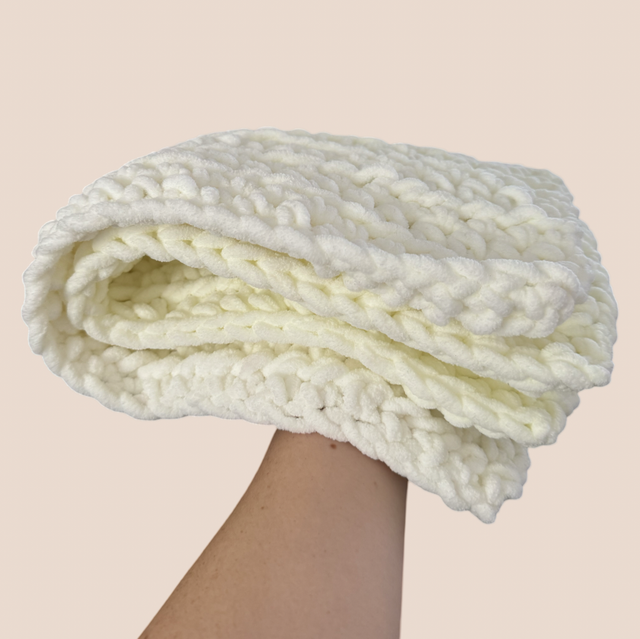 Baby Teddy Blanket Cream