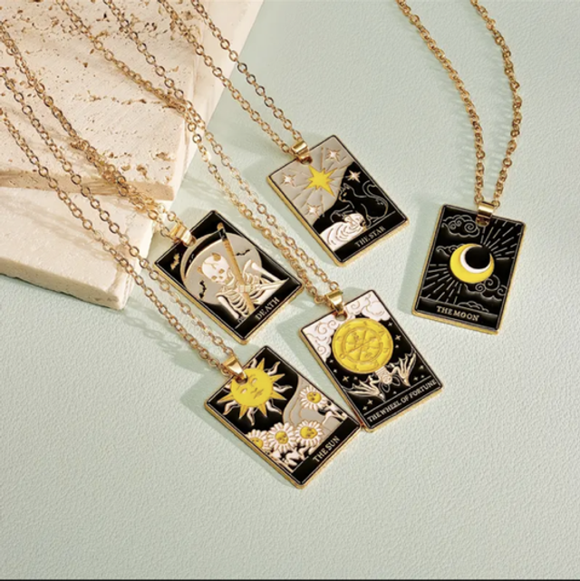 Tarot necklaces - vintage style