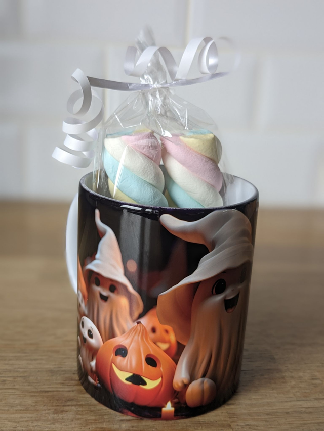 Mug Halloween Fantomes Citrouilles