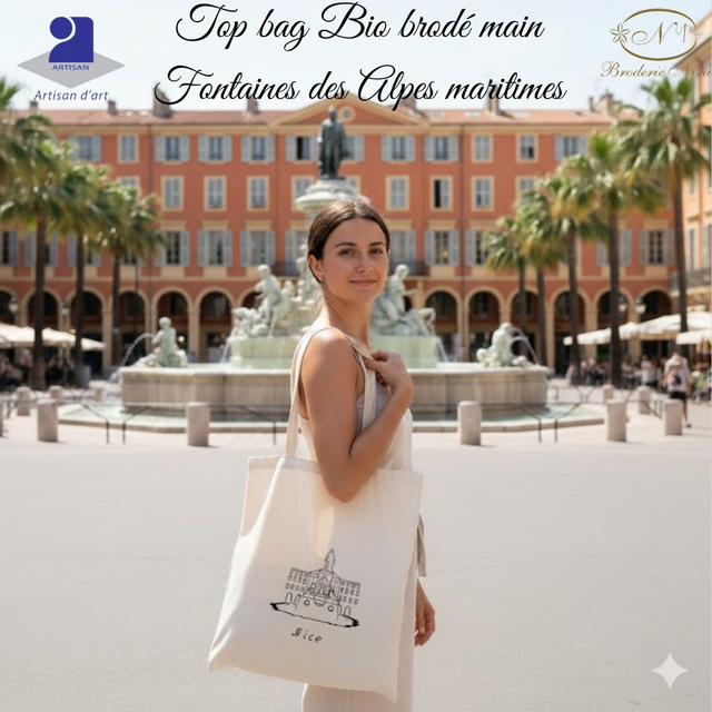 Top bag Fontaines L'Élégance Azuréenne &amp; Éco-Responsable
