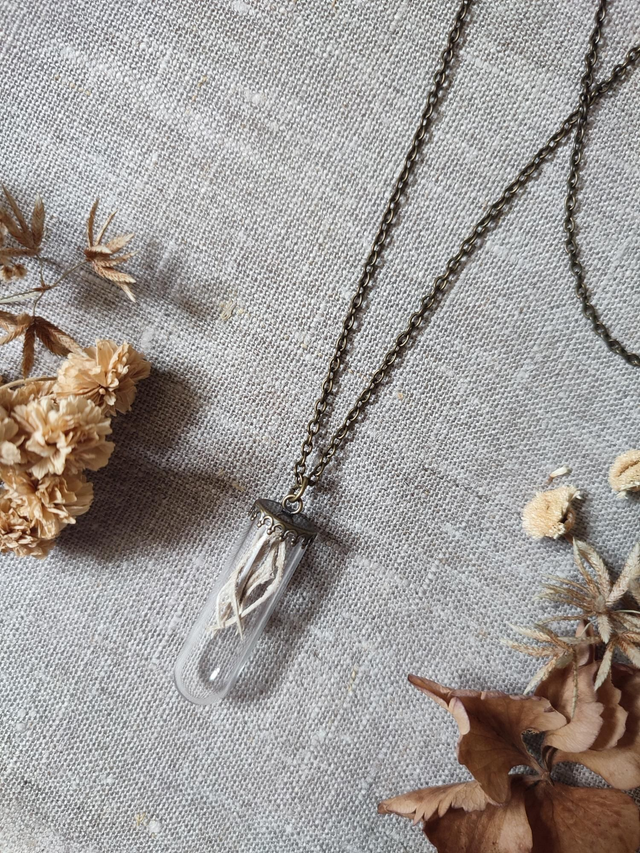 Collier Sautoir Bone Coral 