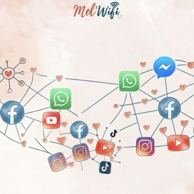 Utiliser les reseaux sociaux et plus
