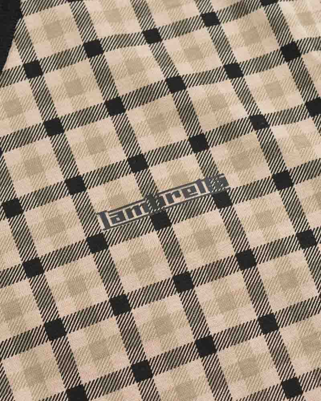 Lambretta SS5015 Check Polo - Stone