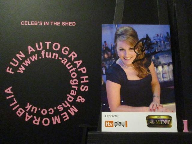 Cat Porter Authentic Autographed The Mint 6x4 Cast Card (1)