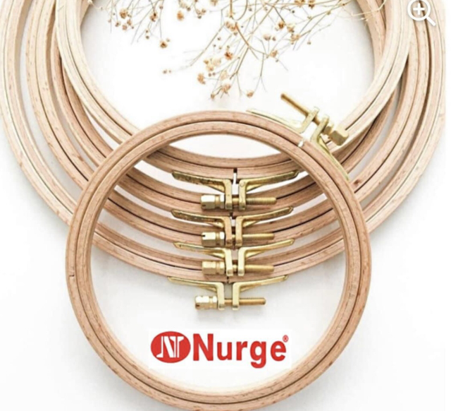 Bundle of 8 Nurge Beech Hoops