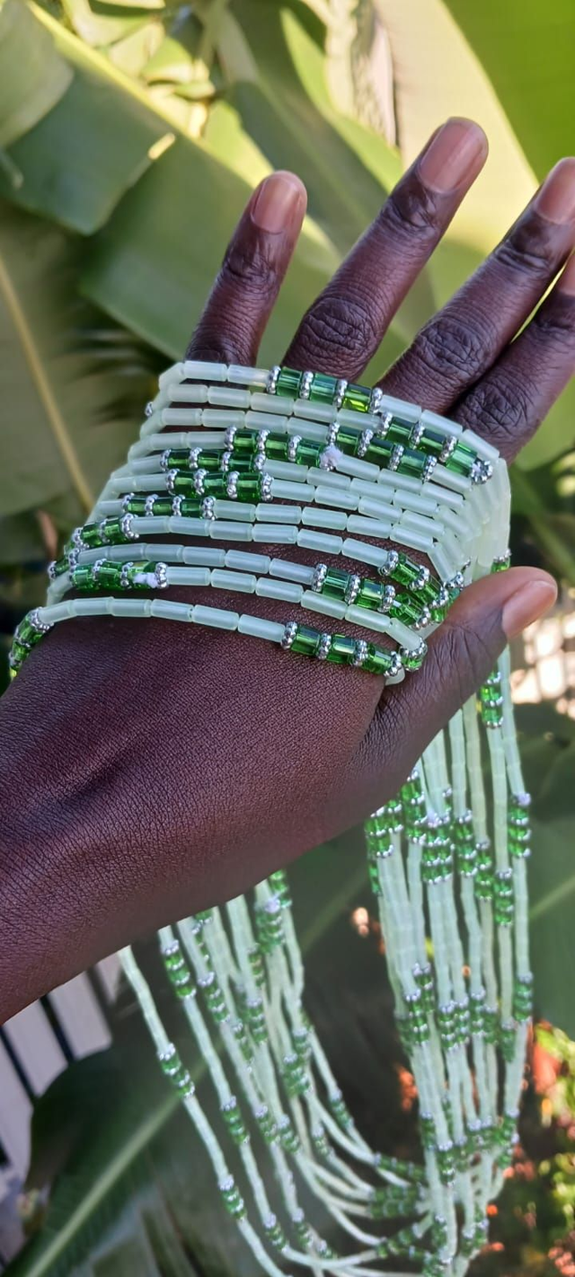 Baya, perles de reins, Fait main