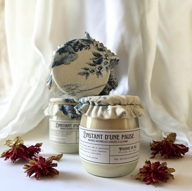 Bougie parfumée - Poudre de riz