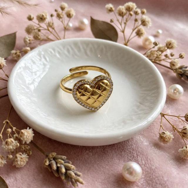 Anello Coco Heart Gold