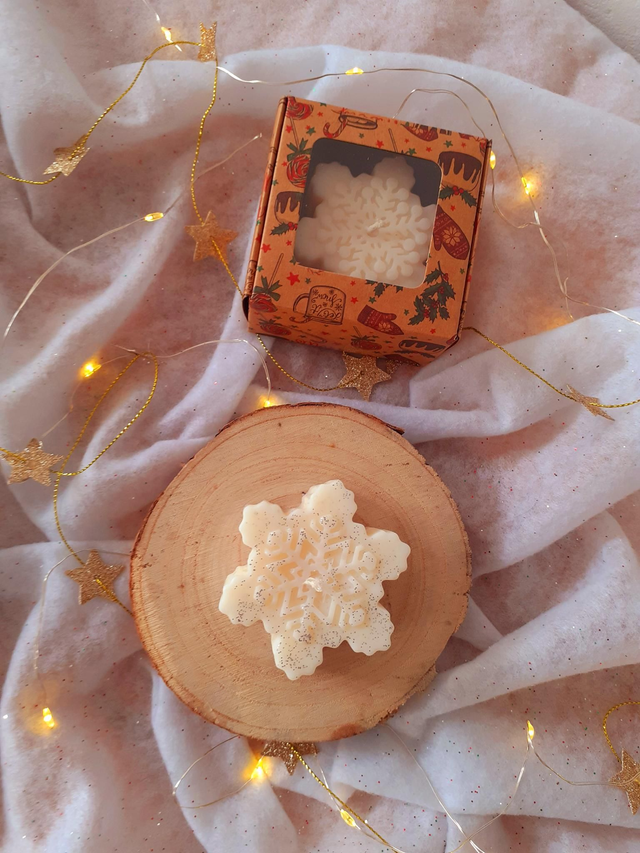 BOUGIE FLOCON DE NEIGE