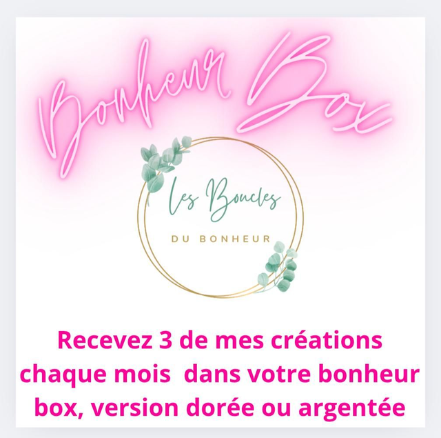 Bonheur Box Dorée 